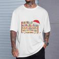 Library Squad Christmas Book Team Xmas Reading Lover T-Shirt Gifts for Him