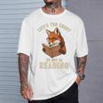 Life’s Too Short To Not Be Reading Cute Fox Book Lover Premium Tri-Blend T-Shirt Gifts for Him