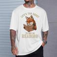 Life’s Too Short To Not Be Reading Cute Fox Book Lover T-Shirt Gifts for Him