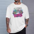 I Lift So I Can Carry More Books Reader Librarian Premium Tri-Blend T-Shirt Gifts for Him