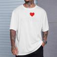 I Love Mysteries Heart Movies Books Novels TV Shows Stories Premium Tri-Blend T-Shirt Gifts for Him