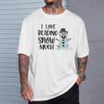 I Love Reading Snow Much Christmas For Book Lovers & Reader T-Shirt Gifts for Him