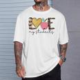 Love My Students Book Pencil Apple Back To School T-Shirt Gifts for Him Love My Students Book Pencil Apple Back To School T-Shirt Gifts for Him