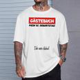 Man Birthday Shirt Year Birthday Guest Book 50 Years T-Shirt Gifts for Him