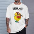 Mr Men Little Miss Meme Little Miss Book Hoarder T-Shirt Gifts for Him