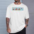 Mr Men Mr Strong Mr Small Retro Comic Book Premium Tri-Blend T-Shirt Gifts for Him