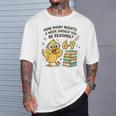How Many Nights Reading Duck 67 Meme Book Lovers T-Shirt Gifts for Him