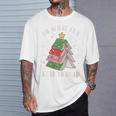 Oh What Fun It Is To Read Book Christmas Tree Premium Tri-Blend T-Shirt Gifts for Him