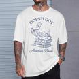 Oops I Got Another Book Bookish Reading Goose Graphic T-Shirt Gifts for Him