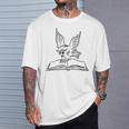 Owls And Books Reading Forest Animal T-Shirt Gifts for Him