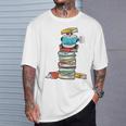 Panda Bear Loves Reading Illustration For A Book Nerd T-Shirt Gifts for Him