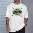 Physics Is My Superpower Comic Book Style T-Shirt Gifts for Him