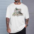 Pigeon Birds And Books Reading Bird Watching Bookworm T-Shirt Gifts for Him
