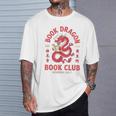 Please Bookworm Be Book Dragon Club School Nerd Library CNY T-Shirt Gifts for Him