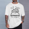 Plot Twist I'm Sober Women's Sobriety Book Reading Literary Performance T-Shirt Gifts for Him