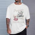 Poolside Reading Club Books Flamingo Swim Pool Inflatable T-Shirt Gifts for Him Poolside Reading Club Books Flamingo Swim Pool Inflatable T-Shirt Gifts for Him