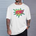 Pow Retro Comic Book Art Superhero Bubble Premium T-Shirt Gifts for Him Pow Retro Comic Book Art Superhero Bubble Premium T-Shirt Gifts for Him