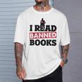 I Read Banned Books Banned Books Week Reading Men T-Shirt Gifts for Him I Read Banned Books Banned Books Week Reading Men T-Shirt Gifts for Him