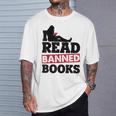 I Read Banned Books Banned Books Week Reading Women T-Shirt Gifts for Him