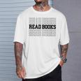 Read Books Cool Book Lover Reading Retro Vintage T-Shirt Gifts for Him