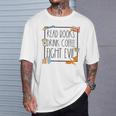 Read Books Drink Coffee Fight Evil Reading Book Lover T-Shirt Gifts for Him Read Books Drink Coffee Fight Evil Reading Book Lover T-Shirt Gifts for Him