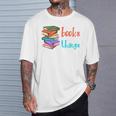 I Read Books And I Know Things T-Shirt Gifts for Him