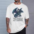 We Read At Dawn Frog Riding Dragon Book Lover Art Comfort Colors Crop Top T-Shirt Gifts for Him