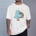 Read Mo Books Cute Bird Reading Kids Book Lover T-Shirt Gifts for Him Read Mo Books Cute Bird Reading Kids Book Lover T-Shirt Gifts for Him