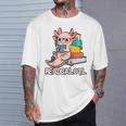 Readalotl a Kawaii Axolotl Reading a Book As Readsalotl Raglan Baseball Tee T-Shirt Gifts for Him Readalotl a Kawaii Axolotl Reading a Book As Readsalotl Raglan Baseball Tee T-Shirt Gifts for Him