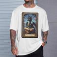 The Reader Dragon Fantasy Book Lover Tarot Card Premium Tri-Blend T-Shirt Gifts for Him
