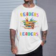 Readers Are Leaders Book Lover Reading Mom Premium Tri-Blend T-Shirt Gifts for Him