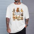 Reading Book Lover Bookish Camping Read With The Locals T-Shirt Gifts for Him