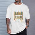 Reading Book Nerd Hoarder Bookworm Hoarding T-Shirt Gifts for Him