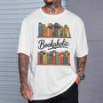 Reading As a Bookaholic For Book Lovers T-Shirt Gifts for Him