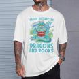 Reading Books Easily Distracted By Dragons And Books T-Shirt Gifts for Him