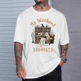 Reading Ghost Halloween Library Weekend Book Lovers Women Premium Tri-Blend T-Shirt Gifts for Him