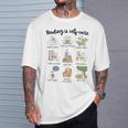 Reading Is Self-Care Silly-Goose Reading Book Bookish Reader T-Shirt Gifts for Him