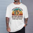 Reading-Shirt One Does Not Stop Buying Books Bookworm T-Shirt Gifts for Him Reading-Shirt One Does Not Stop Buying Books Bookworm T-Shirt Gifts for Him