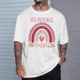 Reading Is My Thing Book Bookworm Teacher Rainbow Girl T-Shirt Gifts for Him