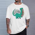 Readosaurus Cute Dinosaur Reading Books Reading T-Shirt Gifts for Him