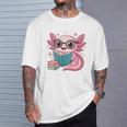 Readsolotl Kawaii Axolotl Reading Book Lover T-Shirt Gifts for Him Readsolotl Kawaii Axolotl Reading Book Lover T-Shirt Gifts for Him