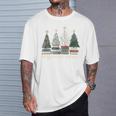 Seasons Readings Christmas Tree Book Lover T-Shirt Gifts for Him