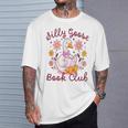 Silly Goose Book Club Reading Girl T-Shirt Gifts for Him