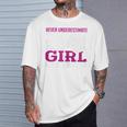 SOMMAS BOOKS Never Underestimate The Power Of a Girl With a Book Reading T-Shirt Gifts for Him SOMMAS BOOKS Never Underestimate The Power Of a Girl With a Book Reading T-Shirt Gifts for Him