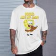 SpongeBob Loves Reading Books Are My Jam Raglan Baseball Tee T-Shirt Gifts for Him