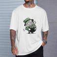 St Patricks Librarian Book Lover Library Worker School Performance T-Shirt Gifts for Him
