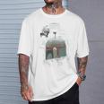 Star Wars The Book Of Boba Fett Helmet Schematic V-1 T-Shirt Gifts for Him