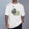 Star Wars The Book Of Boba Fett Minimalist Helmet T-Shirt Gifts for Him Star Wars The Book Of Boba Fett Minimalist Helmet T-Shirt Gifts for Him