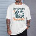 Summer Reading Books Lover I'm Booked For The Summer T-Shirt Gifts for Him