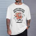 Support Your Local Indie Bookstore Book Cute Character T-Shirt Gifts for Him